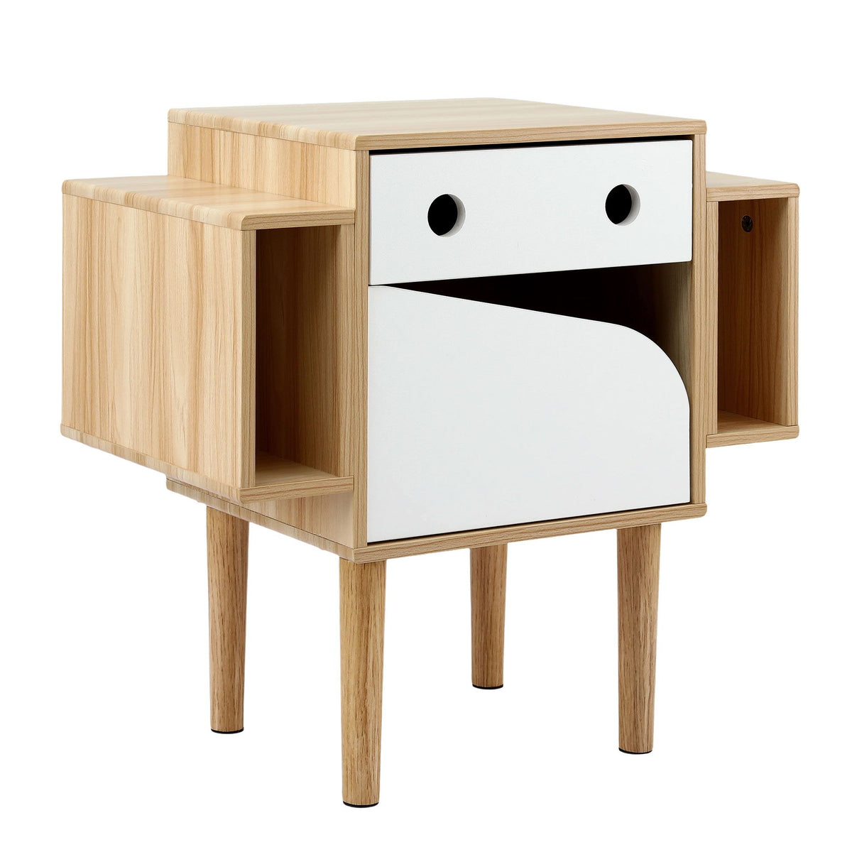 Artiss Bedside Table with Drawer Robot Design for Kids&