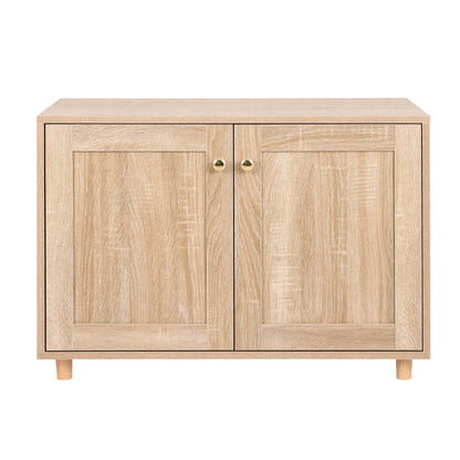 Artiss 2-In-1 Coffee Table Pet Cat House Wooden Side Table Storage Cabinet 80x50x55CM-Furniture > Living Room > Coffee Tables-PEROZ Accessories