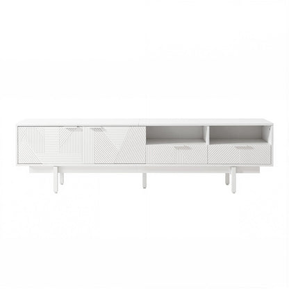 Artiss TV Unit Entertainment Unit Storage Cabinet Drawer 200cm White