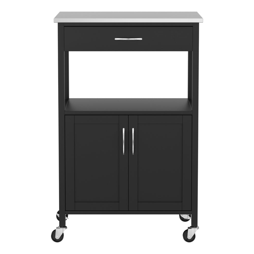 Artiss Kitchen Island Trolley Rolling Serving Cart Storage Drawer Cupboard 60cm-Furniture &gt; Dining &gt; Kitchen &amp; Dining Trolleys-PEROZ Accessories