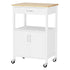 Artiss Kitchen Island Trolley Rolling Serving Cart Storage Drawer Cupboard 60cm-Furniture > Dining > Kitchen & Dining Trolleys-PEROZ Accessories