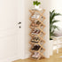 Artiss 7 Tier Bamboo Foldable Shoe Rack Organizer Entryway-Furniture > Living Room > Shoe Storage-PEROZ Accessories