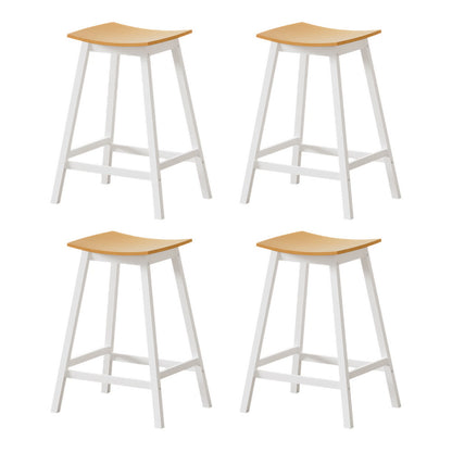 Artiss 4x Bar Stools Wooden Chairs Oak-Furniture &gt; Bar Stools &amp; Chairs &gt; Massage Chairs-PEROZ Accessories