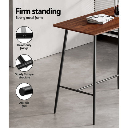 Artiss Halle Bar Table 120CM Rectangular-Bar Tables-PEROZ Accessories