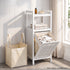 Artiss Bathroom Storage Cabinet Tilt Out Laundry Hamper Tall Organiser White-Furniture > Bathroom > Bathroom Cabinets, Cupboards & Storage-PEROZ Accessories
