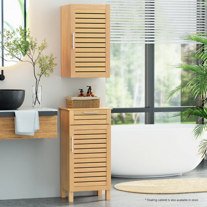Artiss Bathroom Storage Cabinet 70cm Medicine 2 Tier Shelf Wall Mounted JILL-Furniture &gt; Bathroom-PEROZ Accessories