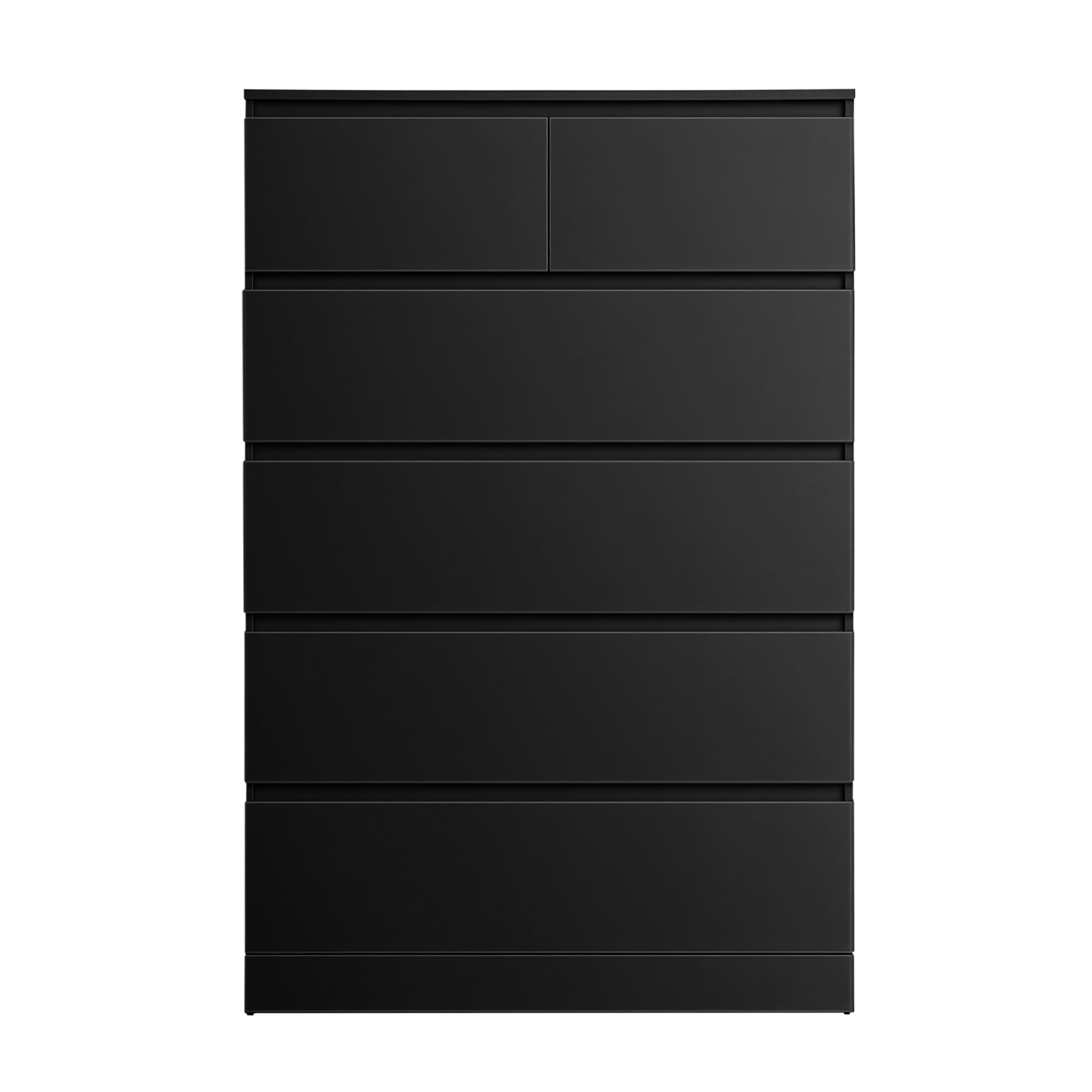 Artiss 6 Chest of Drawers Tallboy PEPE Black-Furniture > Bedroom > Dressers-PEROZ Accessories