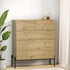 Artiss 5 Chest of Drawers - ARNO Pine-Furniture > Bedroom-PEROZ Accessories