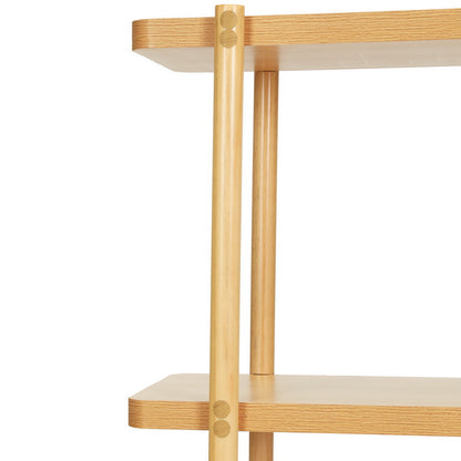 Artiss Console Table 92CM 2-tier Pine Sera-Furniture &gt; Living Room-PEROZ Accessories