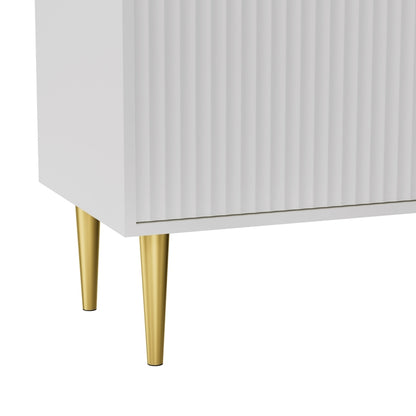 Artiss TV Cabinet Entertainment Unit Stand Storage 180CM White-Furniture &gt; Living Room-PEROZ Accessories