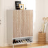 Artiss Shoe Rack Cabinet 24 Pairs 6-tier White-Furniture > Living Room > Shoe Storage-PEROZ Accessories