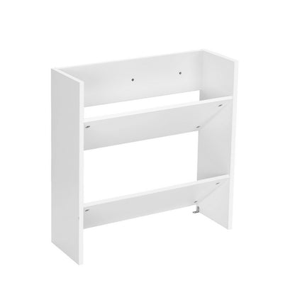 Artiss Shoe Rack 2-tier 12 Pairs Wall Mounted x2 - White-Furniture &gt; Bedroom-PEROZ Accessories