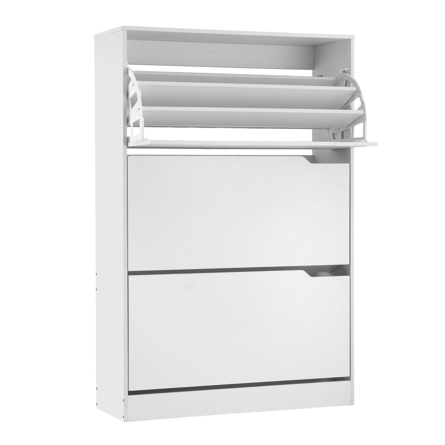 Artiss Shoe Rack Cabinet 24 Pairs Adjustable Shelf White-Furniture > Living Room > Shoe Storage-PEROZ Accessories