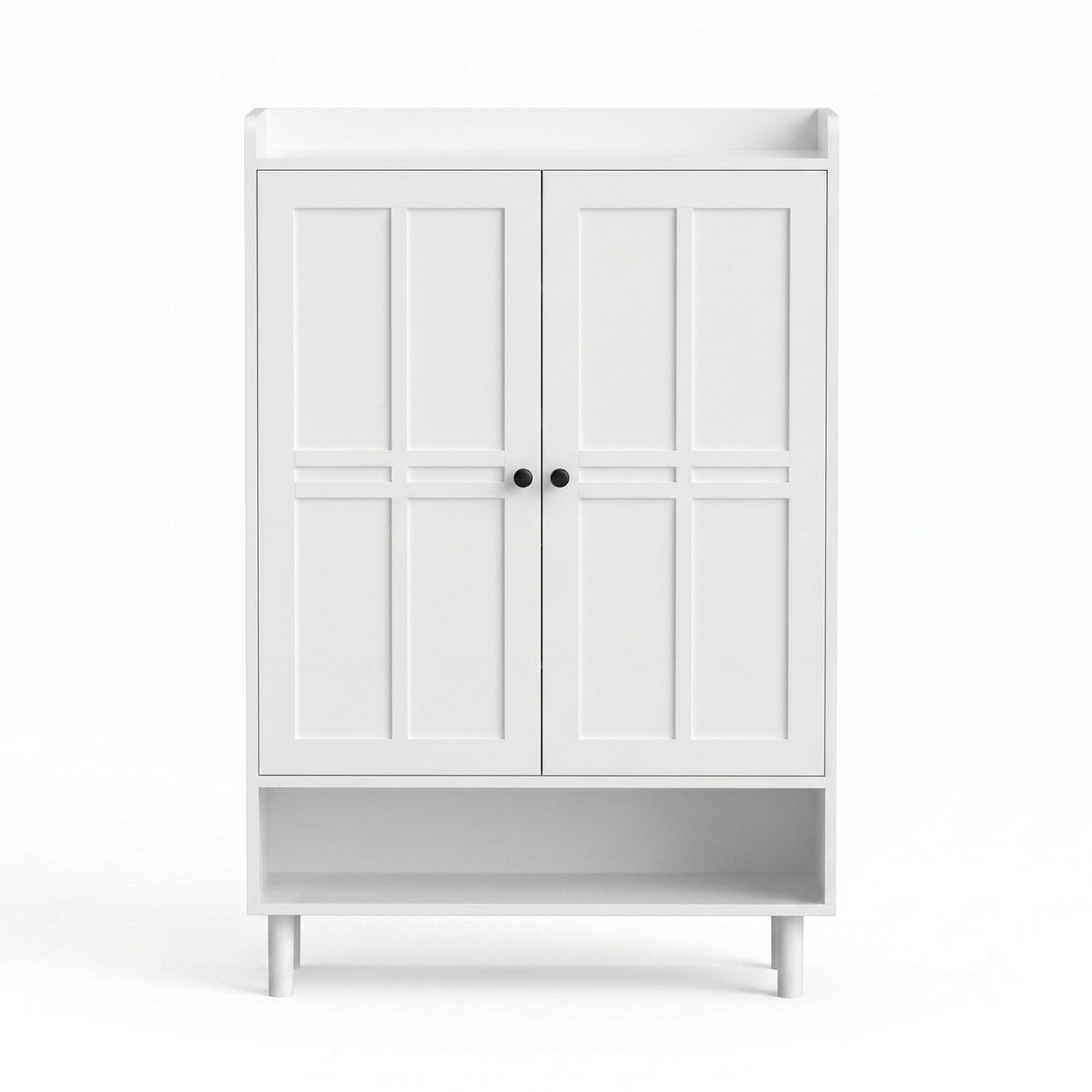Artiss Shoe Rack Cabinet Storage Cupboard 3 Adjustable Shelves White