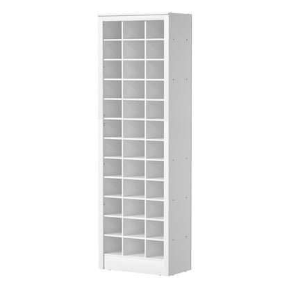 Artiss Shoe Rack 12-tier 36 Pairs Storage White-Furniture &gt; Living Room-PEROZ Accessories