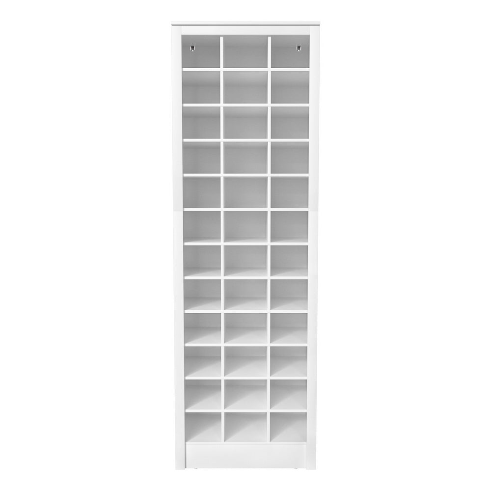 Artiss Shoe Rack 12-tier 36 Pairs Storage White-Furniture &gt; Living Room-PEROZ Accessories