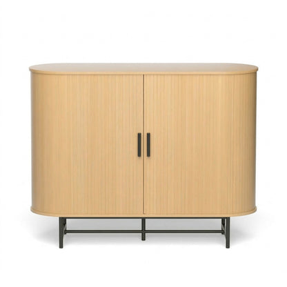 Artiss Buffet Sideboard Cupboard Cabinet Sliding Doors Pantry Storage Oak PIIA-Furniture > Living Room-PEROZ Accessories