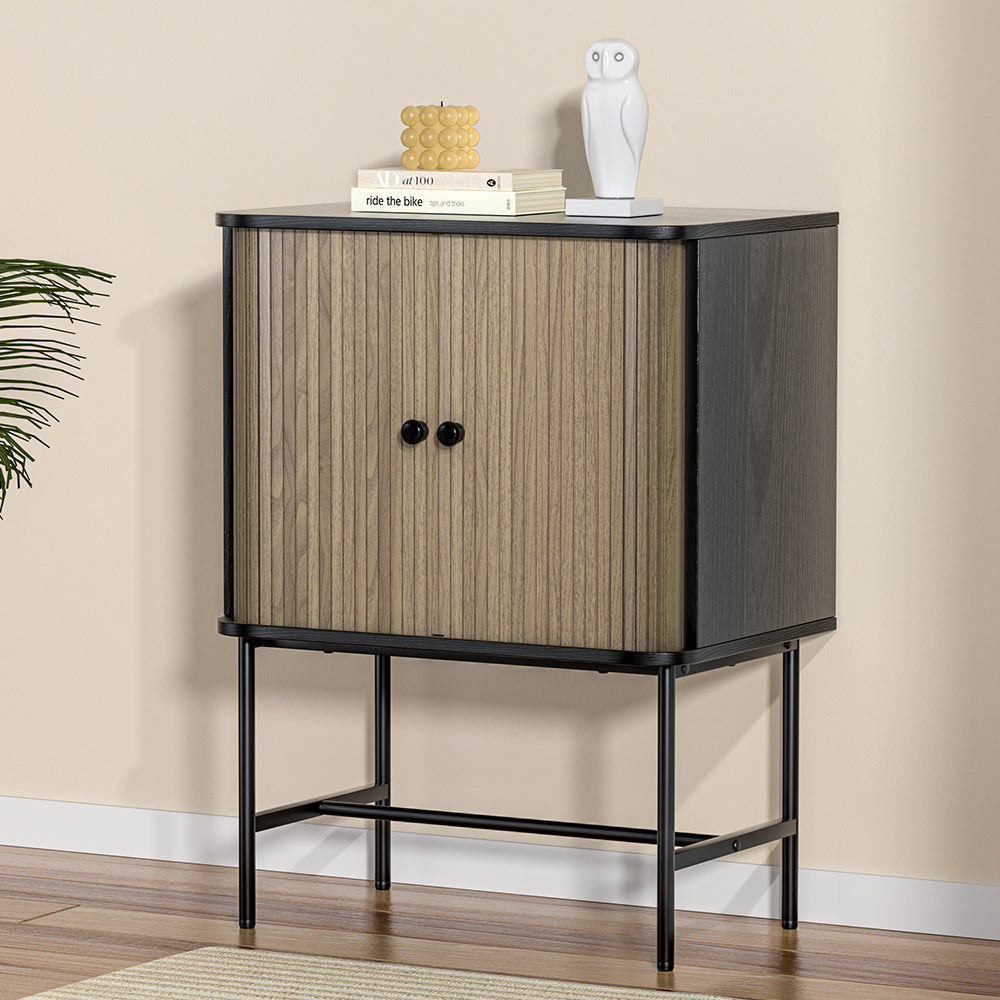 Artiss Buffet Sideboard Cupboard Cabinet Sliding Doors Pantry Storage BORIS-Furniture &gt; Living Room-PEROZ Accessories