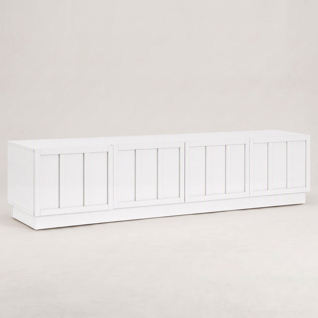 Artiss 180cm TV Unit Entertainment Cabinet Fluted Style Cable Management White-Furniture > Living Room > TV Units-PEROZ Accessories