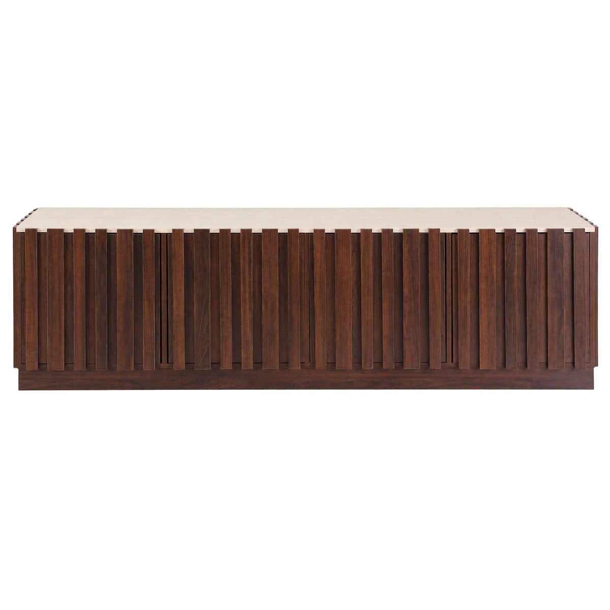 Artiss 180cm TV Unit Entertainment Cabinet Fluted Style Anti-tip Kit Walnut