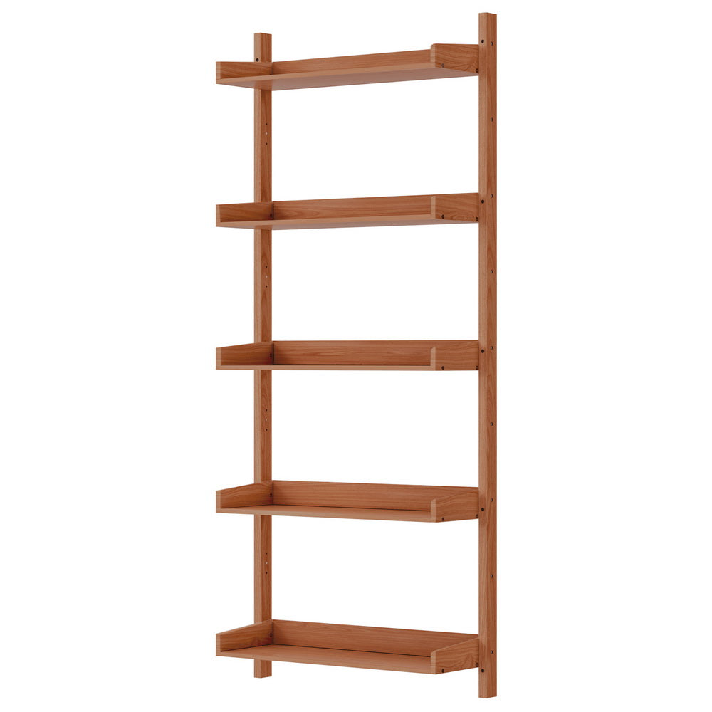 Artiss Bookshelf Floating Shelf CAPIZ Oak-Furniture &gt; Office-PEROZ Accessories