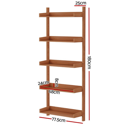 Artiss Bookshelf Floating Shelf CAPIZ Oak-Furniture &gt; Office-PEROZ Accessories
