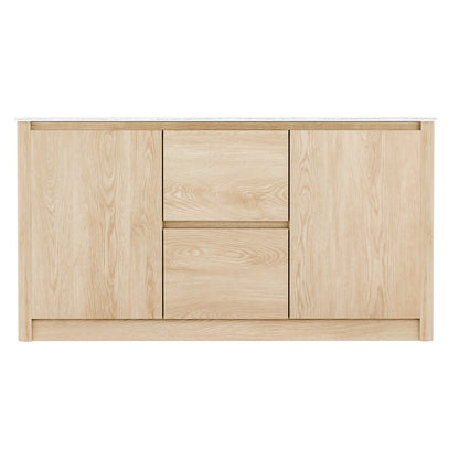 Artiss Buffet Sideboard Marble Style Tabletop - Pine-Furniture &gt; Living Room-PEROZ Accessories