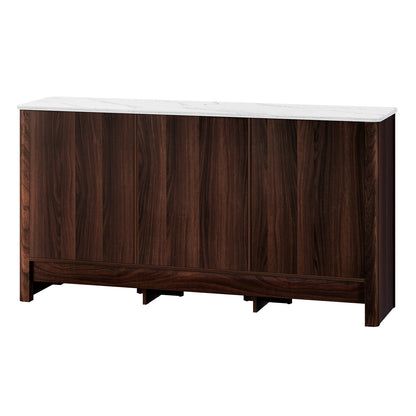 Artiss Buffet Sideboard Cabinet Marble Style Tabletop-Furniture &gt; Living Room-PEROZ Accessories
