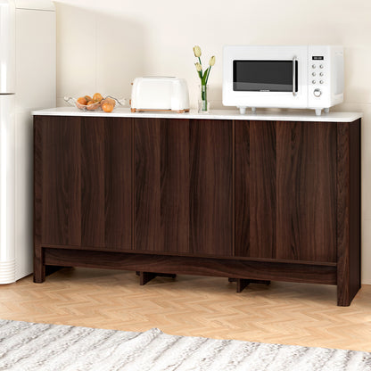 Artiss Buffet Sideboard Cabinet Marble Style Tabletop-Furniture &gt; Living Room-PEROZ Accessories
