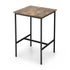 Artiss Bar Table Counter Kitchen Dining Desk Pub 60x92cm Vintage Metal Walnut-Furniture > Living Room > Coffee Tables-PEROZ Accessories