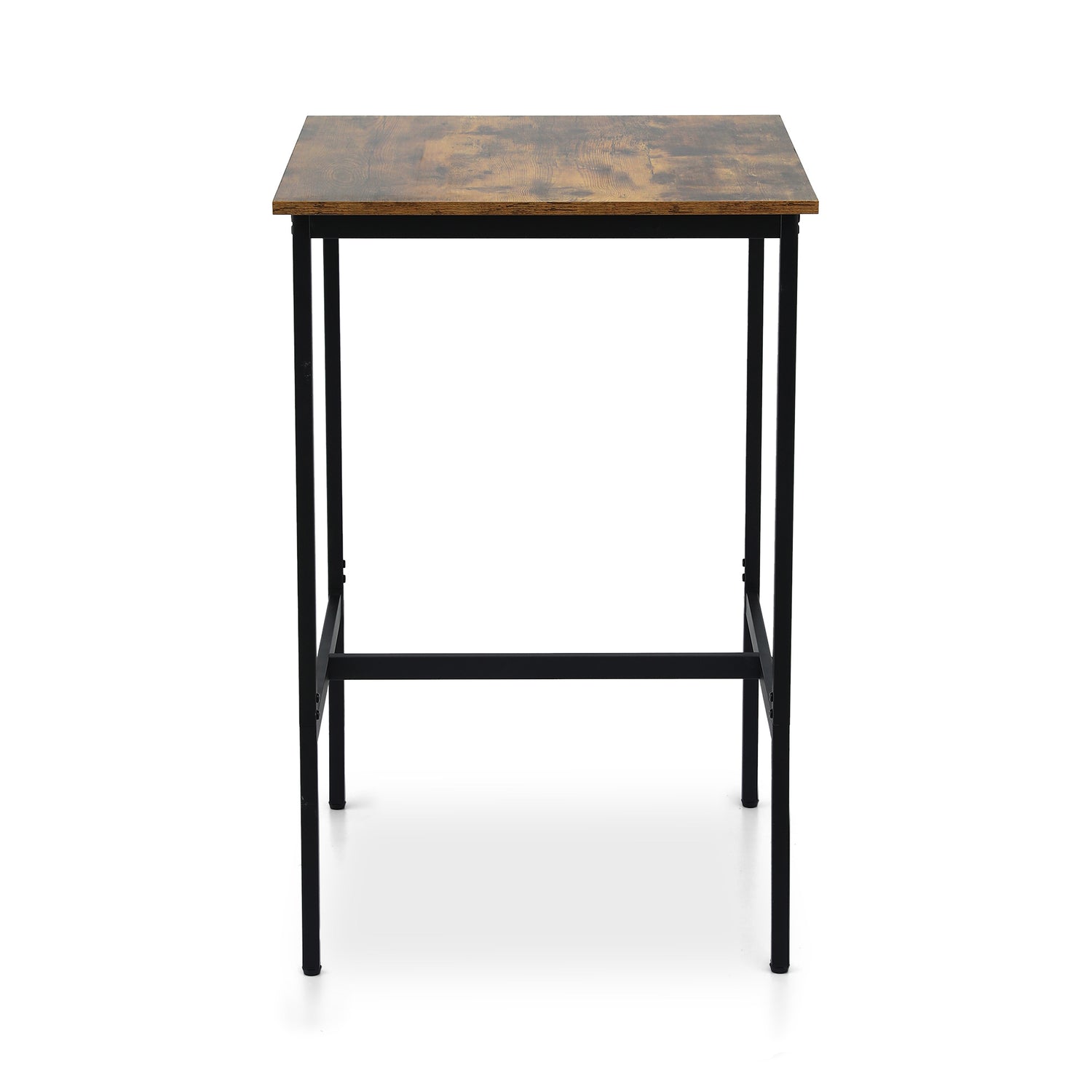 Artiss Bar Table Counter Kitchen Dining Desk Pub 60x92cm Vintage Metal Walnut-Furniture &gt; Living Room &gt; Coffee Tables-PEROZ Accessories