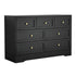 Artiss 7 Chest of Drawers Dresser Table Black-Furniture > Bedroom > Dressers-PEROZ Accessories