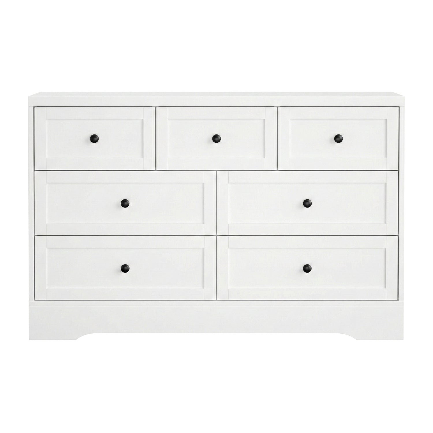 Artiss 7 Chest of Drawers Dresser Table White-Furniture > Bedroom > Dressers-PEROZ Accessories