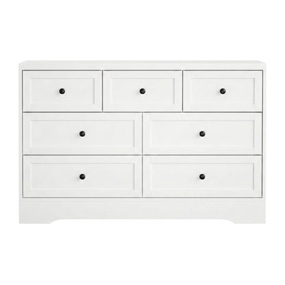 Artiss 7 Chest of Drawers Dresser Table White-Furniture > Bedroom > Dressers-PEROZ Accessories