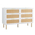 Artiss Chest of 6 Drawers Lowboy Cabinet White-Furniture > Office > Storage Cabinets-PEROZ Accessories