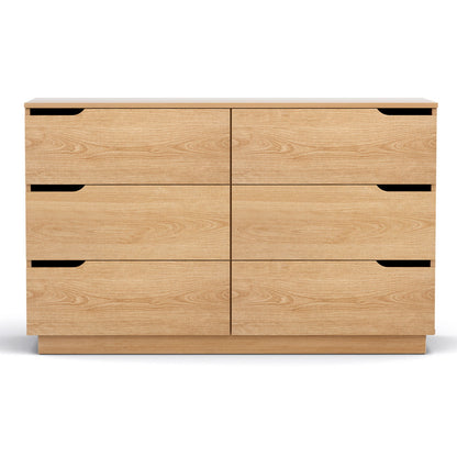 Artiss 6 Chest of Drawers Dresser Table Pine-Furniture &gt; Bedroom &gt; Dressers-PEROZ Accessories