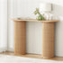 Artiss Console Table Oval 115CM Pine Blake-Furniture > Living Room-PEROZ Accessories