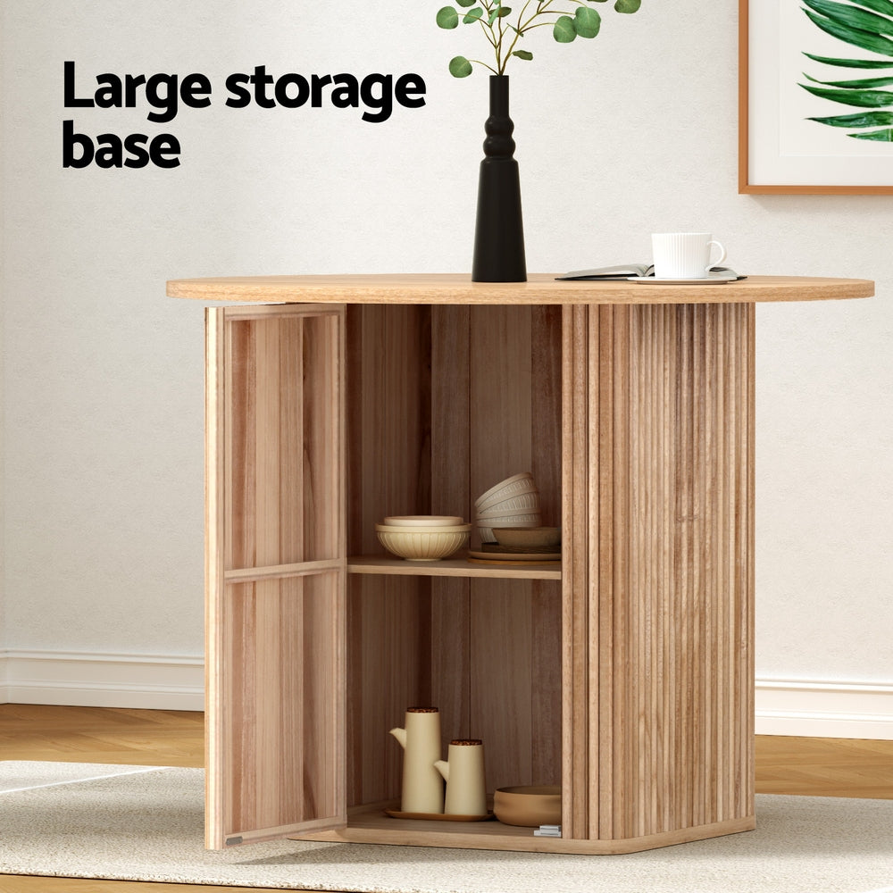 1M Artiss Dining Table Storage Base-Furniture &gt; Dining &gt; Dining Tables-PEROZ Accessories