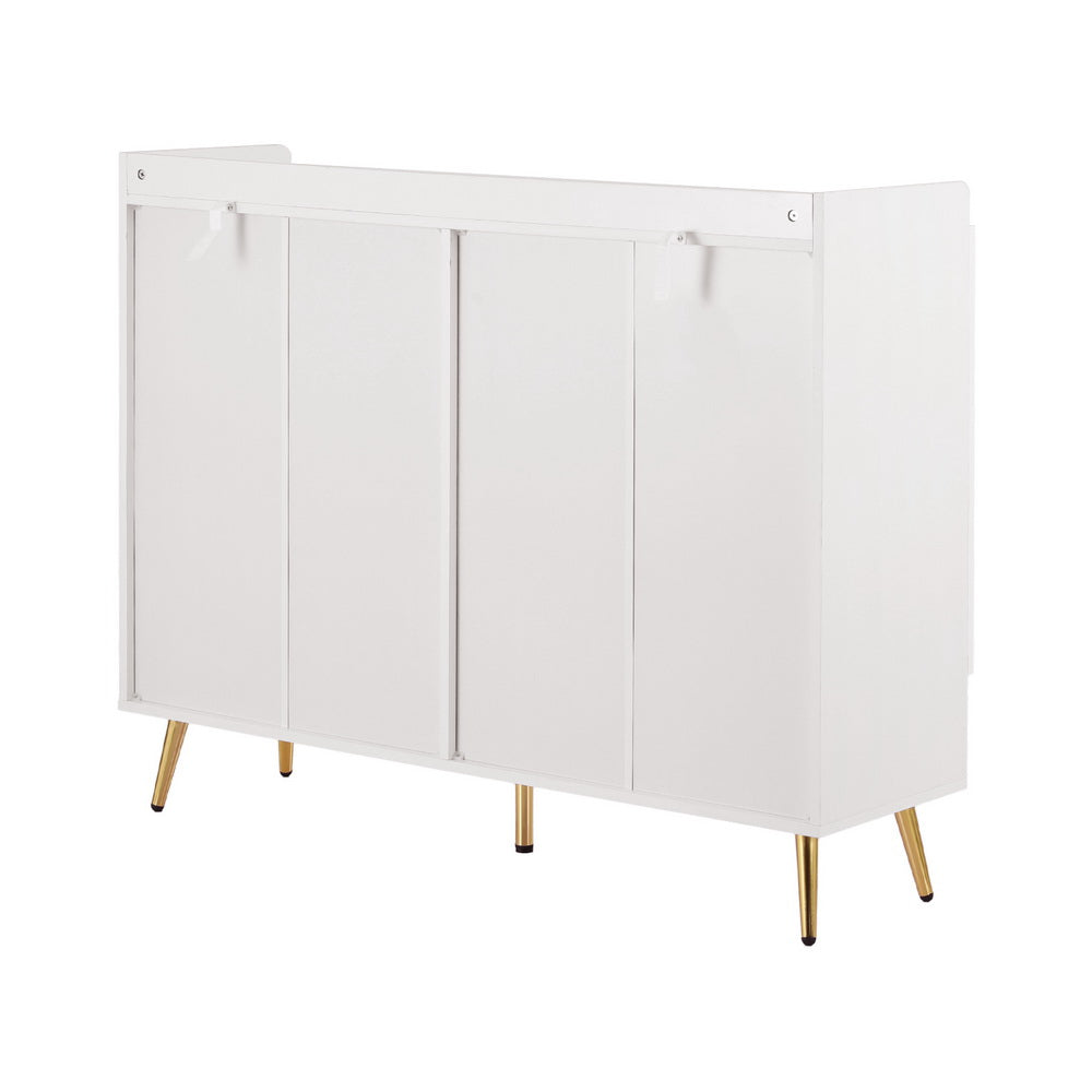 Artiss Shoe Rack Cabinet 5 Tiers 30 Pairs White-Furniture &gt; Living Room &gt; Shoe Storage-PEROZ Accessories