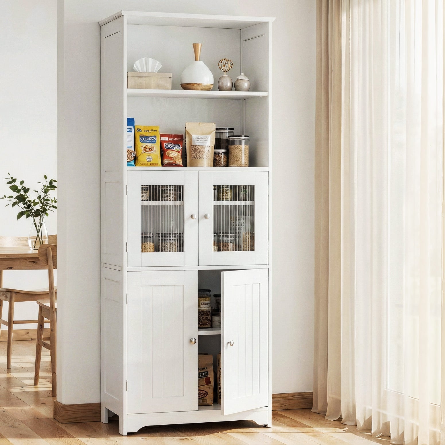 Artiss Buffet Sideboard Cabinet Pantry Kitchen Bathroom Storage Cupboard 160cm-Furniture > Dining > Buffets &amp; Sideboards-PEROZ Accessories