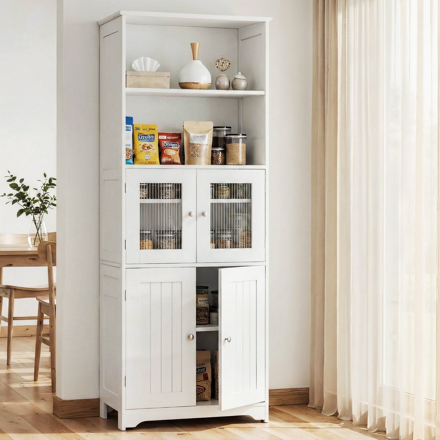 Artiss Buffet Sideboard Cabinet Pantry Kitchen Bathroom Storage Cupboard 160cm-Furniture > Dining > Buffets &amp; Sideboards-PEROZ Accessories