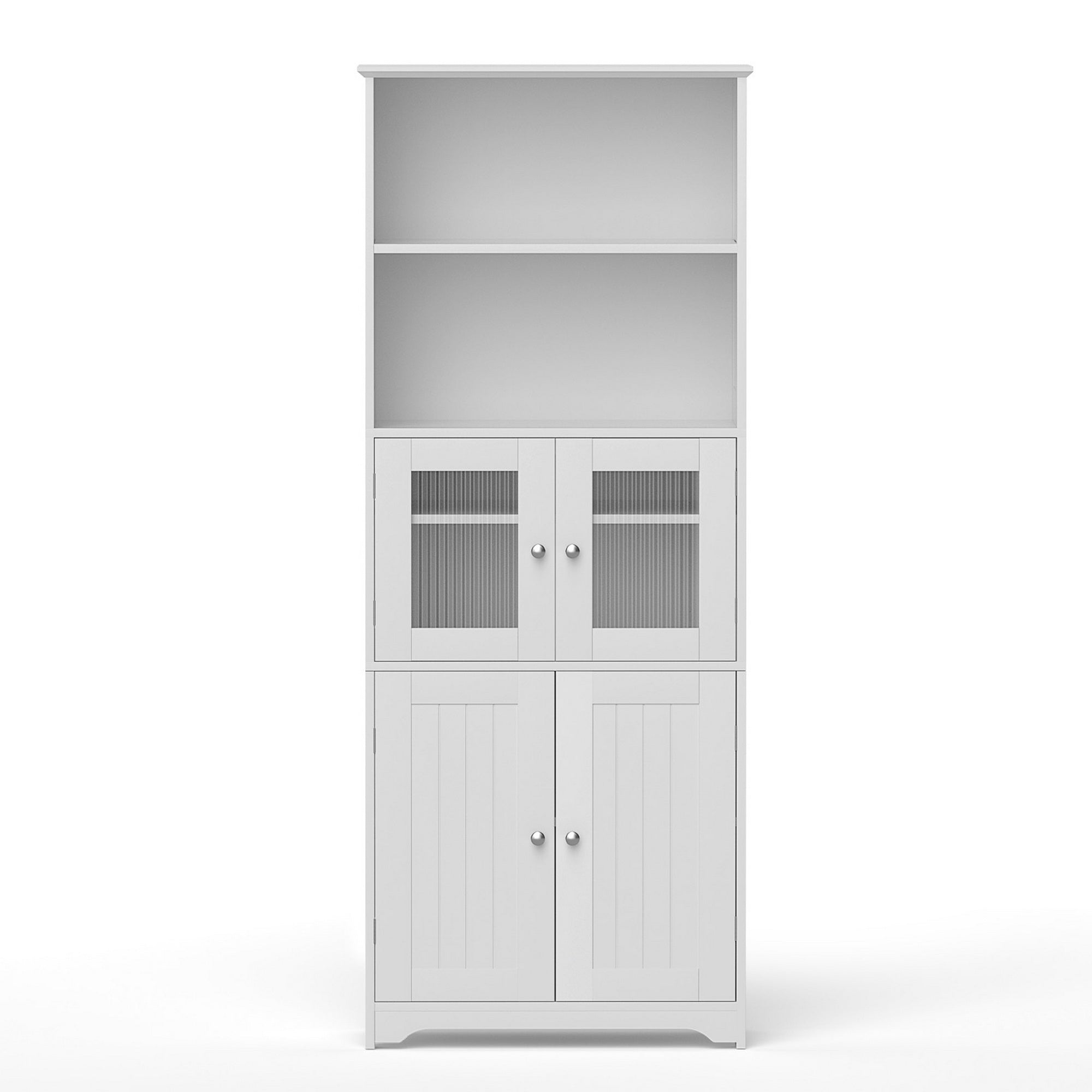 Artiss 2x Buffet Sideboard Cabinet Pantry Kitchen Bathroom Storage Cupboard-Furniture > Dining > Buffets &amp; Sideboards-PEROZ Accessories