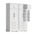 Artiss 2X Buffet Sideboard Cabinet Pantry Kitchen Storage Cupboard Drawers Doors-Furniture > Dining > Buffets & Sideboards-PEROZ Accessories