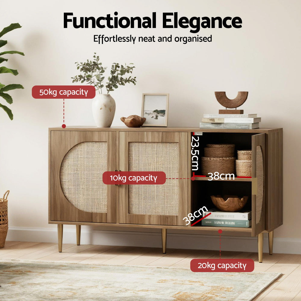 Artiss Buffet Sideboard 3 Doors - ANYA-Furniture > Living Room-PEROZ Accessories