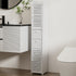 Artiss Bathroom Toilet Storage Cabinet Laundry Tallboy Cupboard Slim Corner-Furniture > Bathroom-PEROZ Accessories