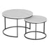 Artiss Nesting Coffee Table Set of 2 Marble Effect-Furniture > Living Room > Coffee Tables-PEROZ Accessories