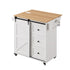Artiss Kitchen Island Trolley Rolling Serving Cart Storage Drawer Cabinet 100cm-Furniture > Dining > Kitchen & Dining Trolleys-PEROZ Accessories