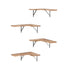 Artiss Floating Wall Shelf Corner Shelves Set of 4 Wood-Home & Garden > DIY > Kitchen & Bathroom DIY-PEROZ Accessories