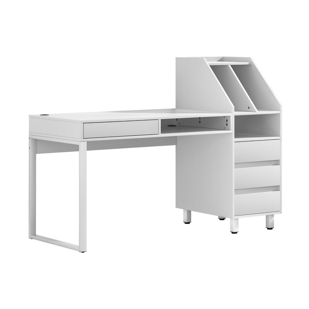 Artiss Computer Desk Office Study Desks Table Drawer Bookshelf-Furniture &gt; Office-PEROZ Accessories