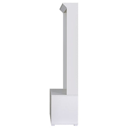 Artiss Shoe Rack Cabinet Hall Tree Coat Rack 180CM White-Coat Racks-PEROZ Accessories